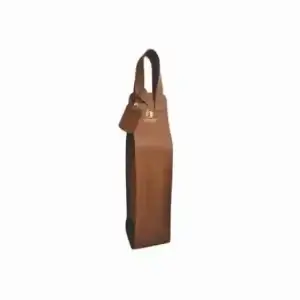 Porta Vinho em Couro Personalizado