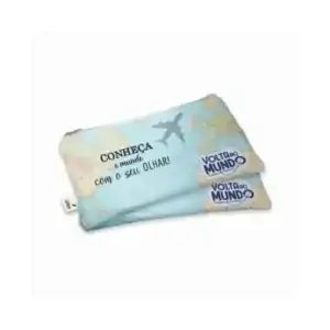 Porta Voucher Personalizado Mapa-Mundi