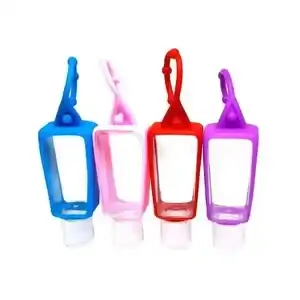 Porta Álcool Gel Chaveiro