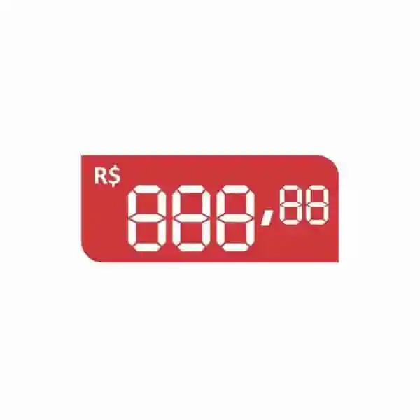 Precificador TAG de Preço Várias Cores