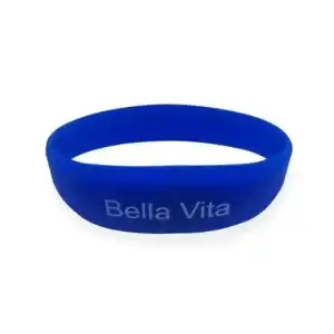 Pulseira de silicone com chip RFID NFC Personalizada