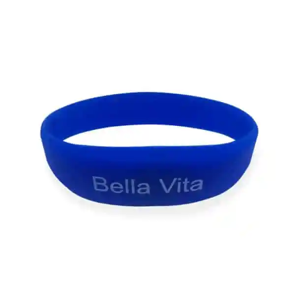 Pulseira de silicone com chip RFID NFC Personalizada