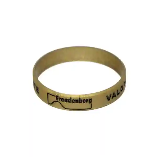 Pulseira de Silicone Dourada Personalizada