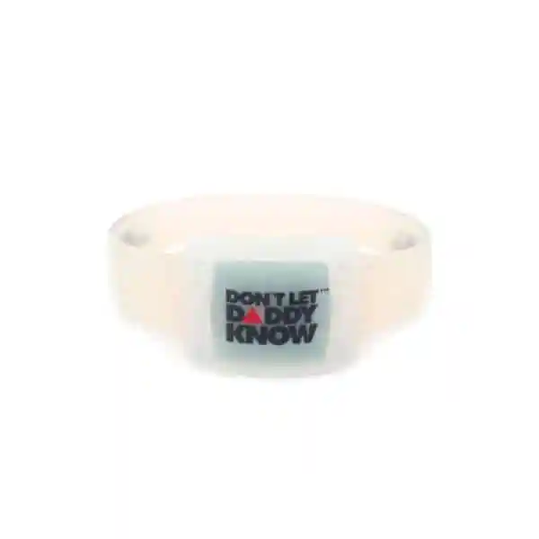 Pulseira em silicone com LED Ativada por Controle Remoto
