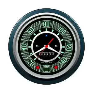 Relógio De Parede Personalizado Velocímetro Fusca Volks 24cm
