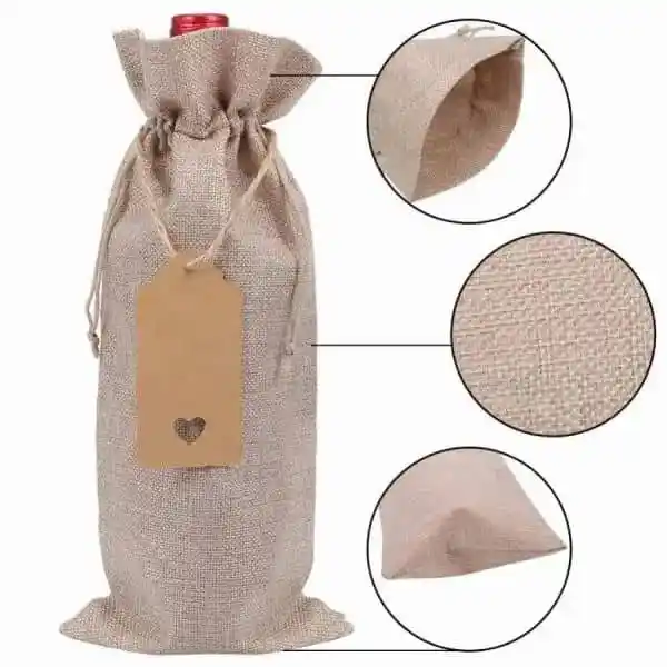 Saco de Juta Para Garrafa