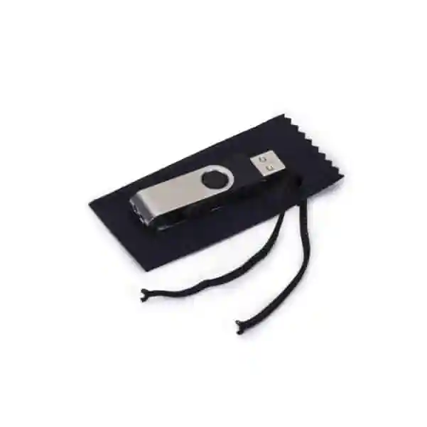Saco de Veludo para Pen Drive Personalizado