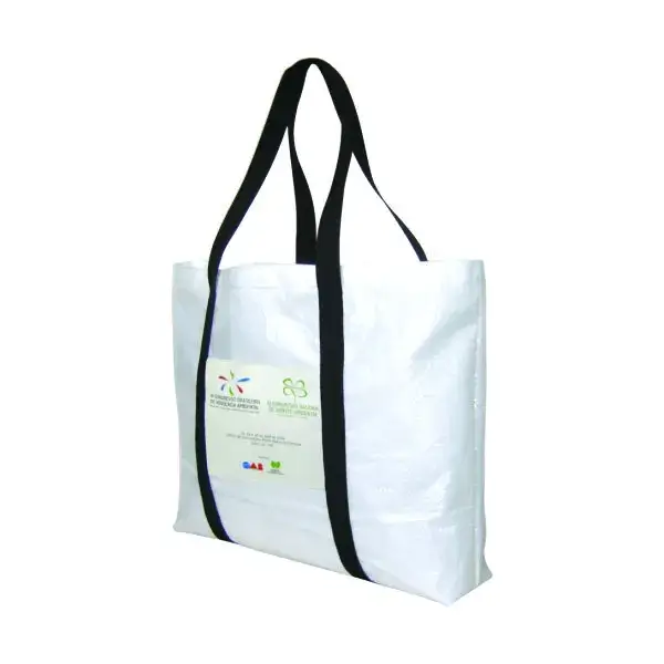 Sacola de Algodão com Alças Costuradas