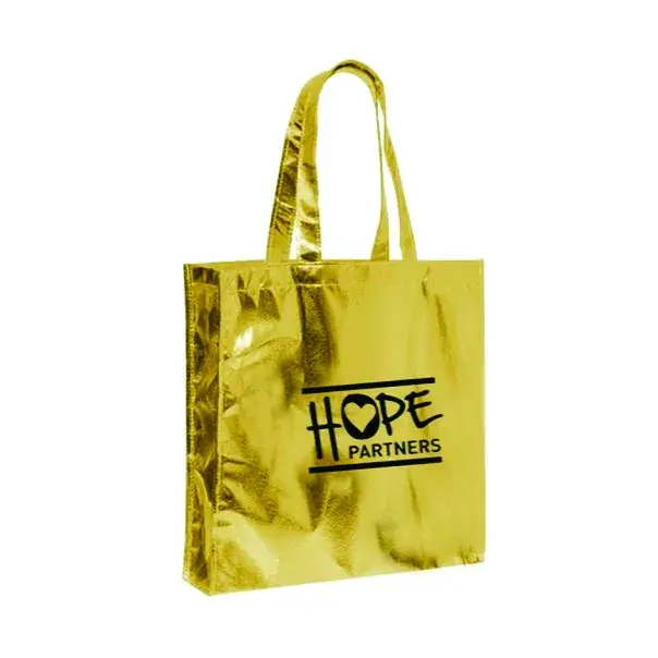 Sacolas Personalizadas em Tnt Dourado