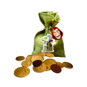 Saquinho de Juta La Casa de Papel