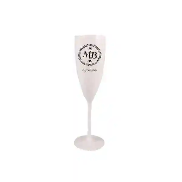 Taça Em Acrílico Personalizada Para Casamento