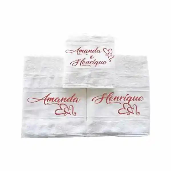 Toalhas Banho Personalizadas para Casal