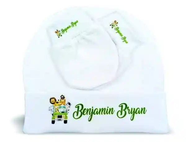 Touca para bebê personalizada