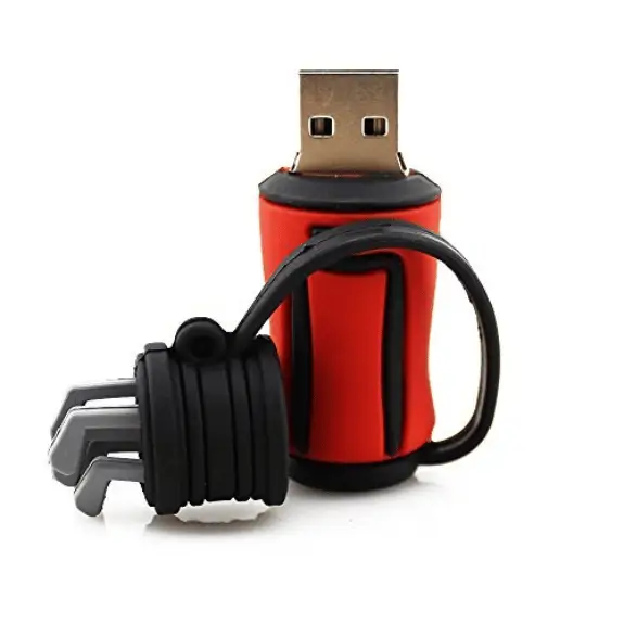 Pen drive emborrachado saco de golf