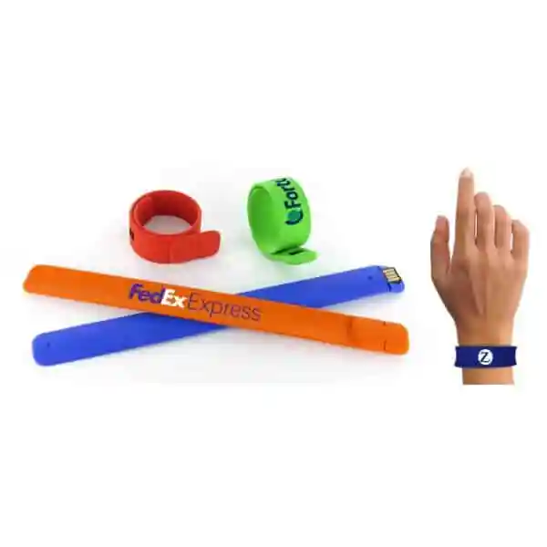 Pen drive em forma de pulseira para brindes