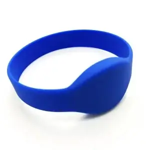 Pulseira de silicone com chip RFID NFC