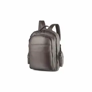 Mochila em Couro com Porta Cartão