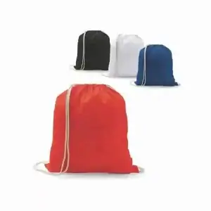 Sacola Tipo Mochila de Algodão Personalizada