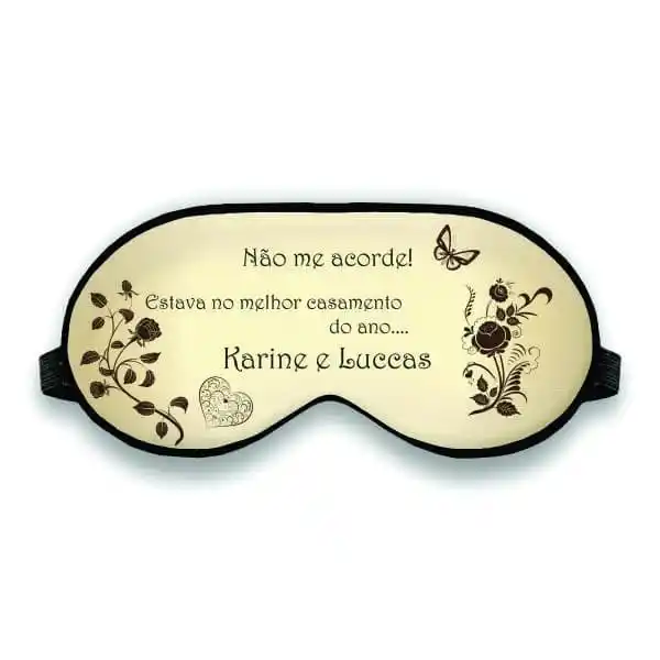 Mascara para Dormir Casamento