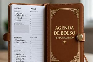 Agenda de Bolso Personalizada