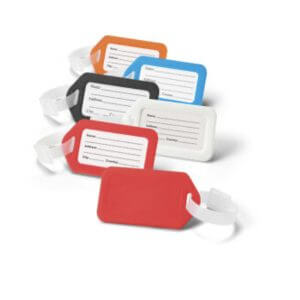 Etiqueta de identificação de bagagem