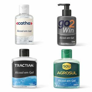 Frasco Personalizado Álcool em Gel