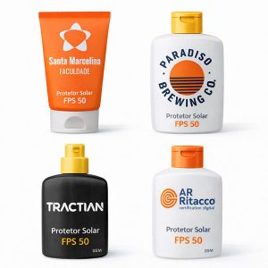 Frasco Personalizado Protetor Solar