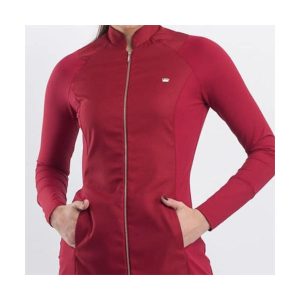 Jaleco Feminino Veneto – Bordô