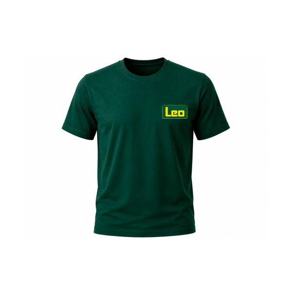 Camiseta de algodão personalizada