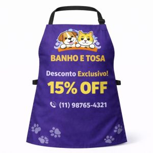 Avental Banho e Tosa Promocional