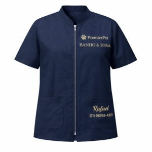 Avental Jaleco Banho e Tosa Personalizado