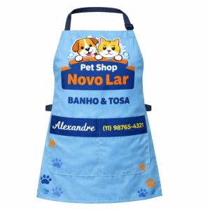 Avental Petshop Banho e Tosa Personalizado