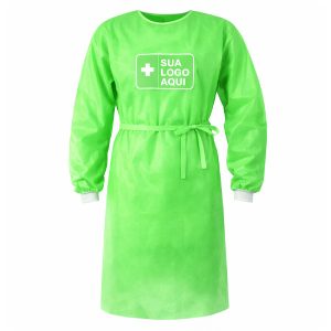 Avental TNT Gramatura 40 Manga Longa Personalizado