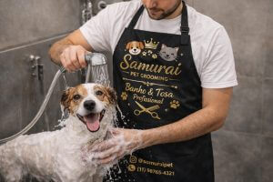 Avental de Banho e Tosa Personalizado