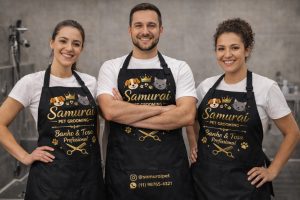 Avental de Banho e Tosa Personalizado