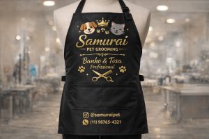 Avental de Banho e Tosa Personalizado