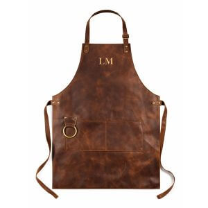 Avental de Cozinha em Couro Personalizado