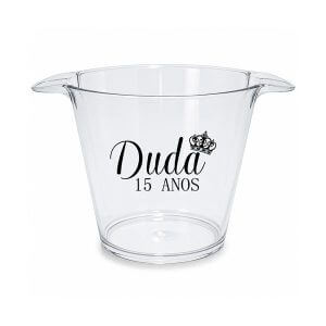 Balde de Gelo Acrílico Personalizado