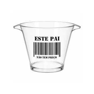 Balde de Gelo Personalizado Pais