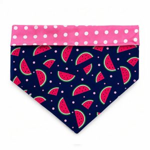 Bandana Dupla Face Melancia Rosa
