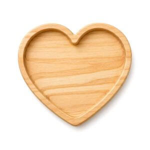 Bandeja Madeira Pinus Coração