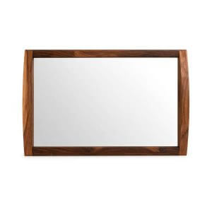 Bandeja Madeira Teca com Espelho