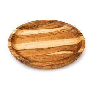 Bandeja de Madeira Redonda Personalizada
