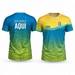 Blusa Personalizada Copa do Mundo com Nome