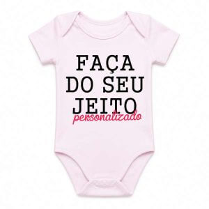 Body Bebê Personalizado Atacado Estampe do seu Jeito