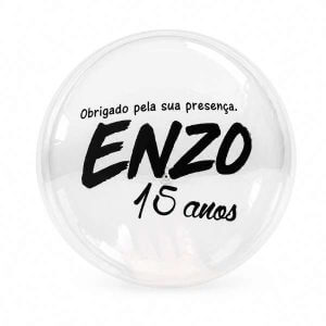 Bola de Vinil Personalizada Aniversário