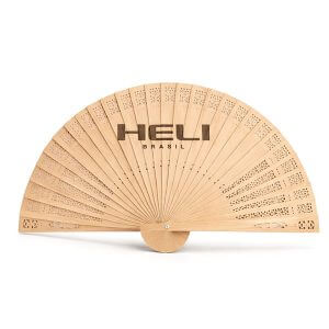 Leque de Madeira Personalizado