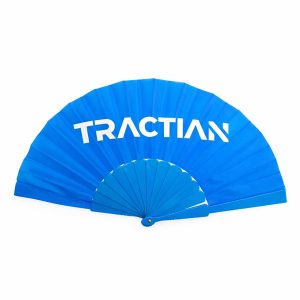 Leque de Plástico Dobrável Personalizado