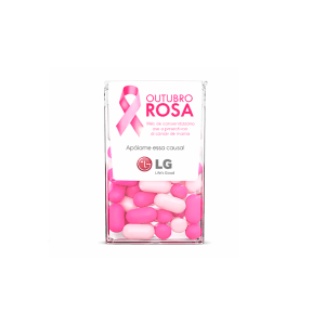 Mentos Outubro Rosa Personalizado