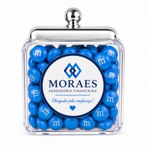 Mini Baleiro de Confetes de Chocolate Personalizado